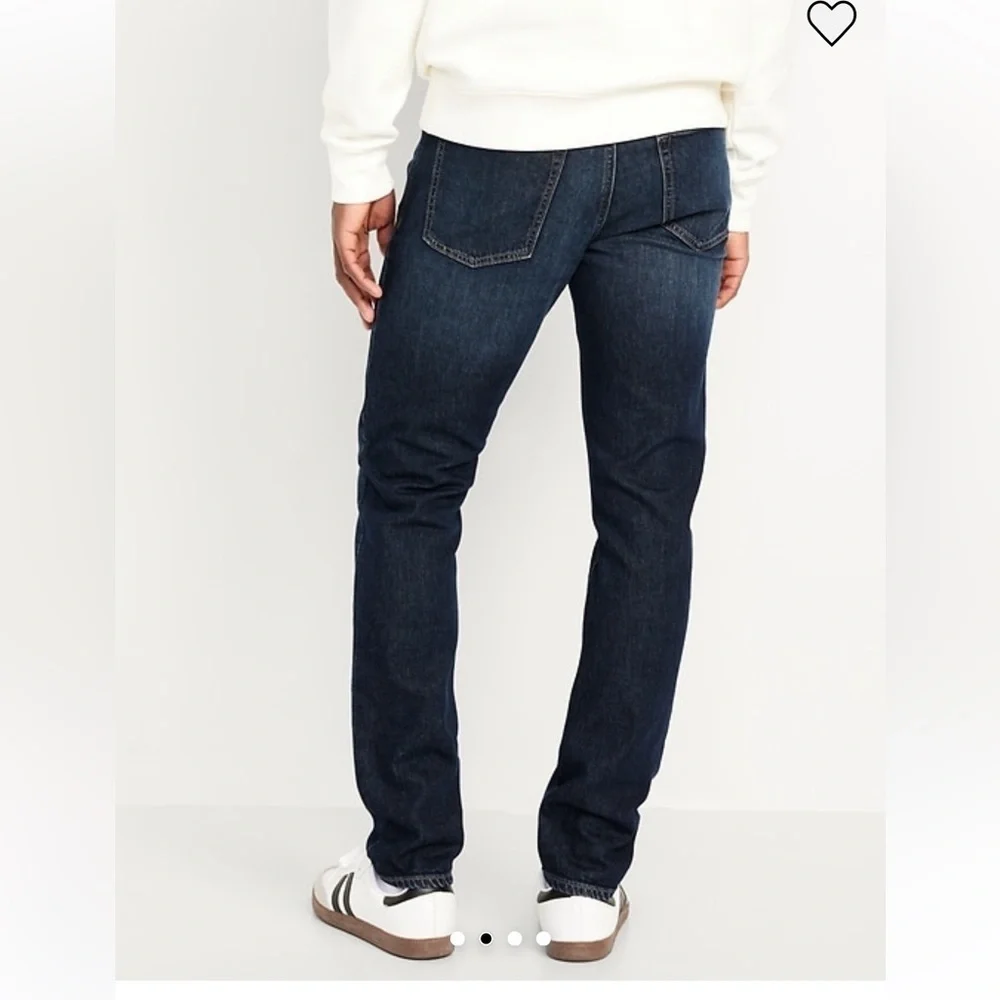 Old Navy Men's Dark Blue Slim Built-In Flex Jeans